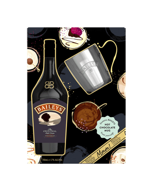 Baileys Original Irish Cream Liqueur Gift Pack 700ml  Bottle