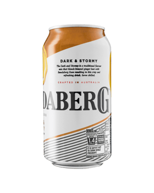 Bundaberg Rum Dark & Stormy Cans 375ml  Bottle