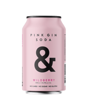Pink Gin & Soda Cans 355ml  Can