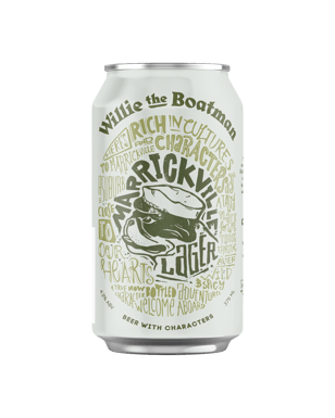 Willie The Boatman Marrickville Lager Can 375ml  Can