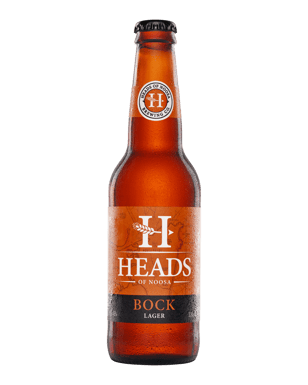 Heads Of Noosa Block Lager Bottles 330ml  Bottle