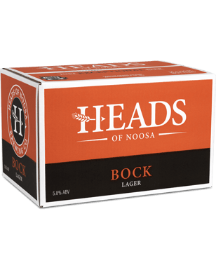 Heads Of Noosa Block Lager Bottles 330ml  Bottle