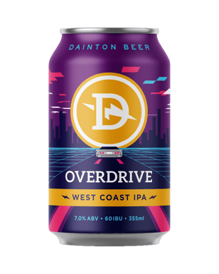 Dainton Beer Overdrive West Coast Ipa Cans 355ml  Can