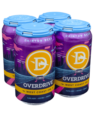 Dainton Beer Overdrive West Coast Ipa Cans 355ml  Can