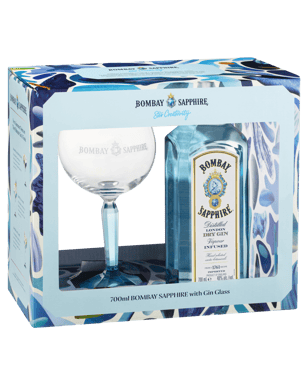 Bombay Sapphire Gin Gift Pack 700ml  Pack