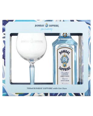 Bombay Sapphire Gin Gift Pack 700ml  Pack