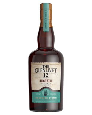 The Glenlivet 12 Year Old Illicit Still Single Malt Scotch Whisk  Bottle