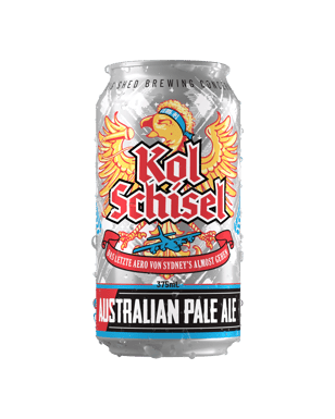 Big Shed Brewing Co Kol Schisel Australian Pale Ale Can 375ml  Can