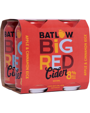 Batlow Big Red Cider Can   375ml  Can