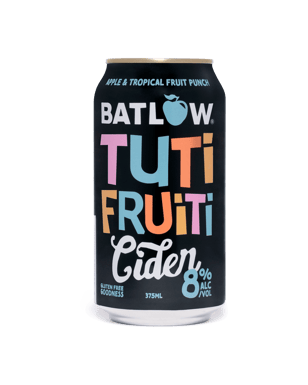 Batlow Cider Co Tuti Fruiti Cider Can 375ml  Can