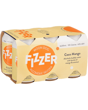Moon Dog Fizzer Alcoholic Seltzer Coco Mango Cans 330ml  Can