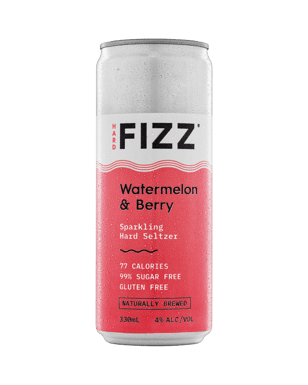 Hard Fizz Watermelon & Berry Seltzer Can 330ml  Can