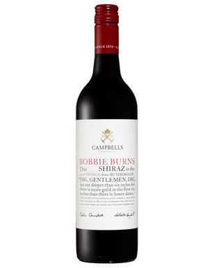 Campbell's Bobbie Burns Shiraz  Bottle