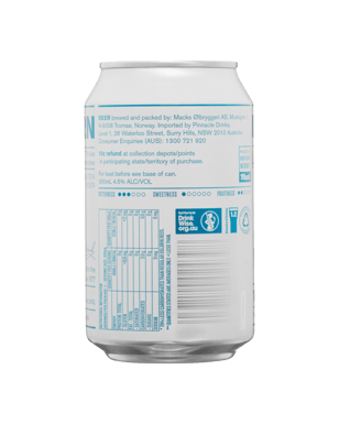 Isbjorn Lite Low Carb Lager Can 330ml  Can