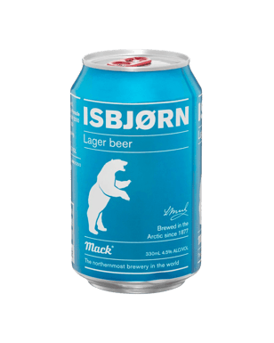 Isbjorn Lager 330ml  Can