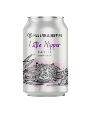 Five Barrel Little Nipper Hazy Ipa Can 375ml  Can