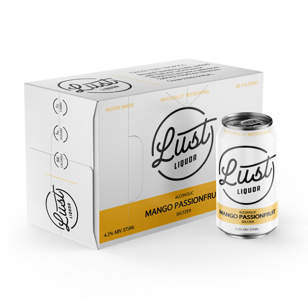 Lust Liquor Liquor Mango And Passionfruit Seltzer 375ml  Can