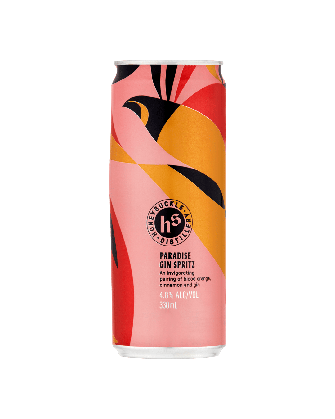 Honeysuckle Distillery Paradise Gin Spritz Blood Orange 330mL