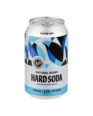  Hard Soda Natural Berry 330ml  Can