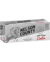 Nelson County 4.6% Bourbon & Zero Sugar Cola Cans 10 Pack 375ml  Can