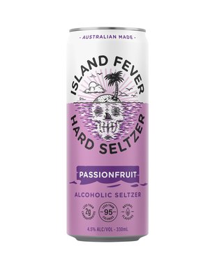 Island Fever Passionfruit Seltzer 330ml  Can