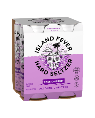 Island Fever Passionfruit Seltzer 330ml  Can