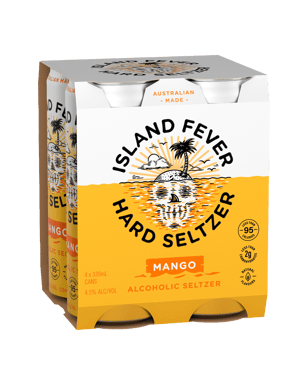 Island Fever Mango Seltzer 330ml  Can