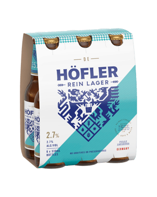 Hofler Light 330ml  Bottle