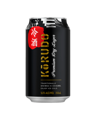 Korudo Crisp Dry Japanese Lager Can 350ml  Can