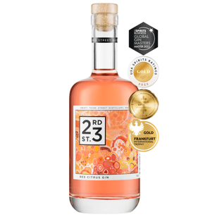 23rd Street Distillery Red Citrus Gin 700ml  Each