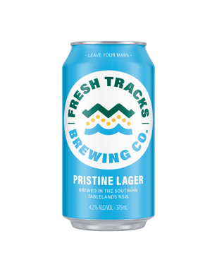 Fresh Tracks Prisitne Lager 375ml  Can