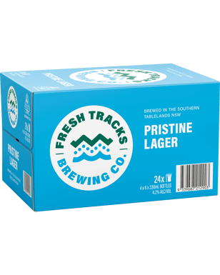 Fresh Tracks Fresh Tracks Pristine Lager 330ml  Bottle