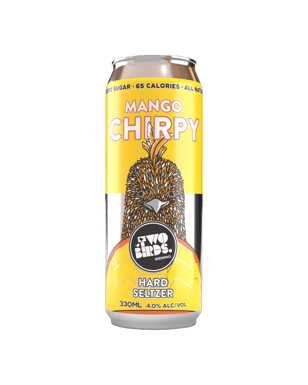 Two Birds Brewing Mango Chirpy Seltzer  Can