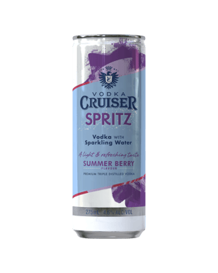 Vodka Cruiser Spritz Summer Berry Cans 275ml  Can