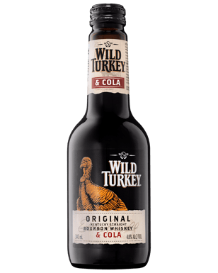 Wild Turkey Bourbon & Cola Bottle 340ml  24 Case
