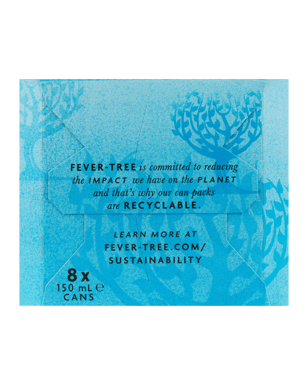 Fever Tree Mediterranean Tonic Water Cans 8x150ml  Bottle