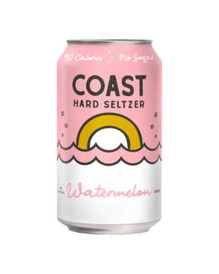 Coast Seltzer Watermelon 330ml  Can