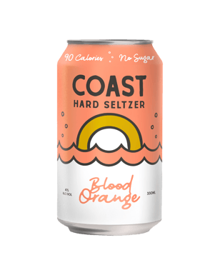 Coast Seltzer Blood Orange Cans 330ml  Can