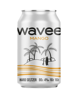 Wavee Hard Seltzer Mango 330ml  Can