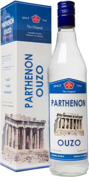 Parthenon Ouzo 700ml  Bottle