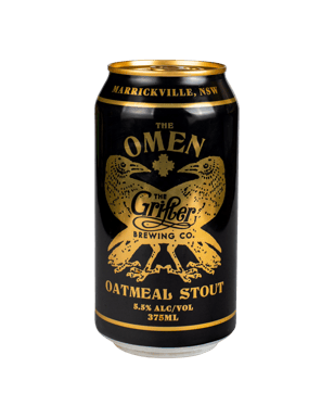 The Grifter Brewing Co The Omen Oatmeal Stout Can 375ml  Can