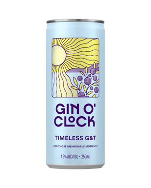 Gin O'clock Gin And Tonic 250ml  Can