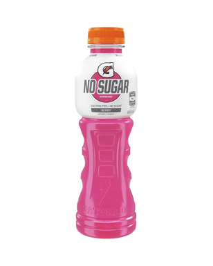Gatorade No Sugar Berry 600ml  Bottle