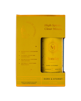 Monday Distillery Dark & Stormy 300ml  Bottle