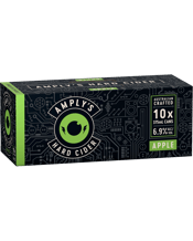 Amplys 6.9% Hard Apple Cider Cans 10x375ml  Pack