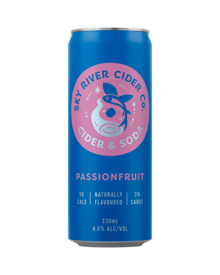 Sky River Cider Co. Cider & Soda Passionfruit Cans 330ml  Can
