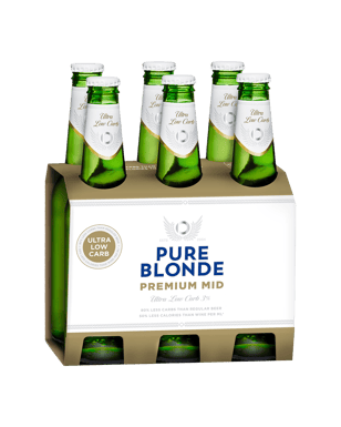 Pure Blonde Premium Mid Ultra Low Carb Lager Bottles 330ml  Can