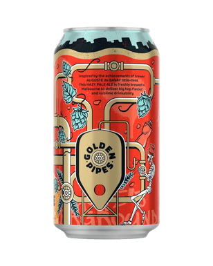 Golden Pipes Hazy Pale Ale Cans 375ml  Can