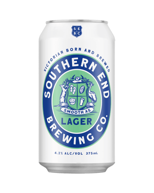 Southern End Brewing Lager Cans 375ml  Can