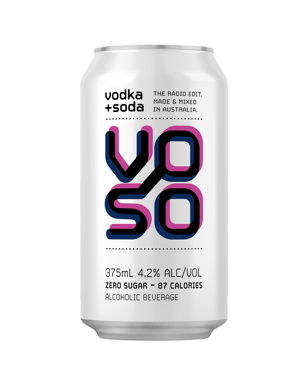 Voso Vodka Soda 375ml  Can